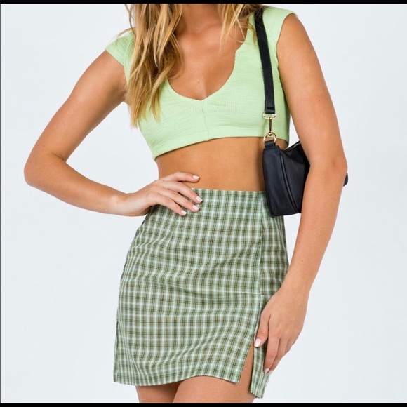 Plaid Mini Skirt - Picture 5 of 7